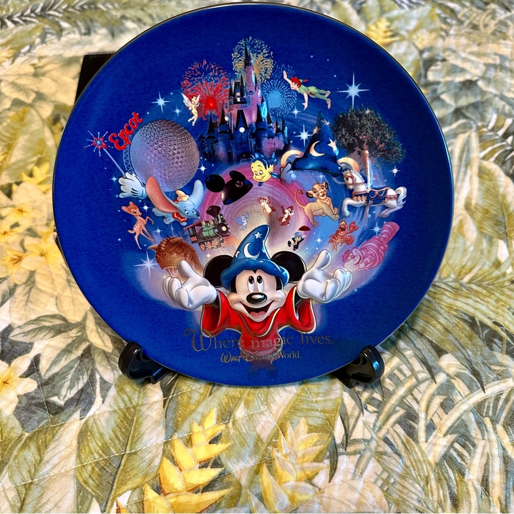 Collectible Disney World plate